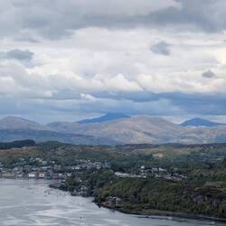 Blick vom höchsten Punkt der Insel auf Oban