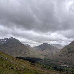 Wanderung auf den Pap of Glencoe