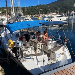 Unser Boot im Hafen