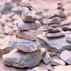 Loved these cairns