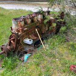Old motor at Echo Bay Marine Park