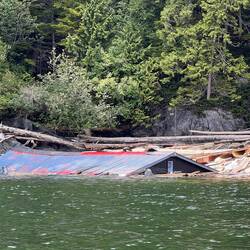 Sunken float home???