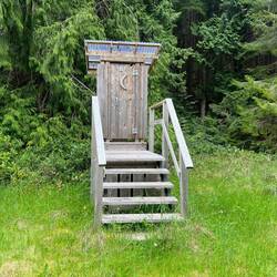 Echo Bay Marine Park outhouse