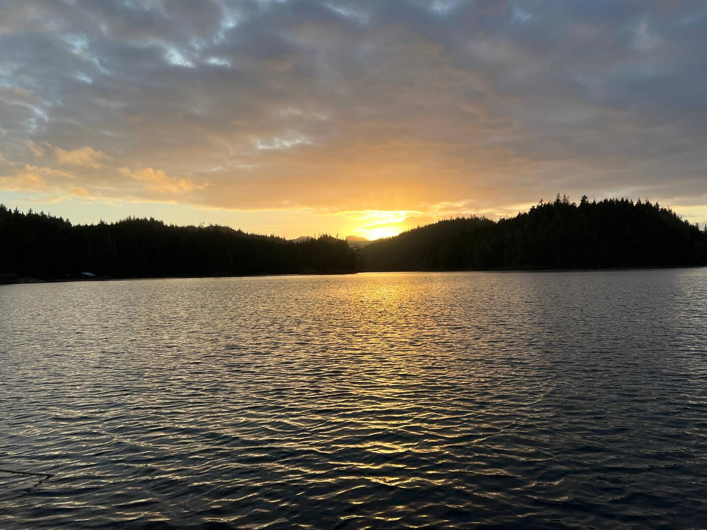 Sunset last night in Shoal Harbour