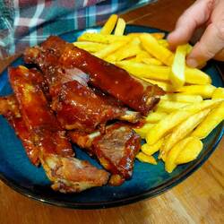 Pork BBQ ribs
