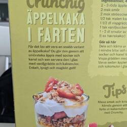 Géén krokante appelkak met scheten