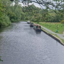 The wide channel made it feel a bit like a river