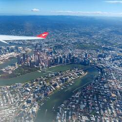 Brisbane from the Clouds