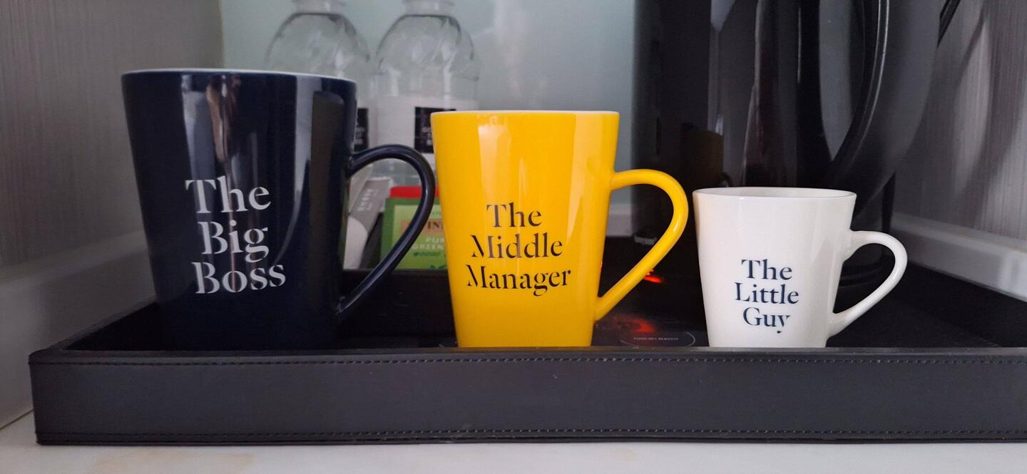 Die Auswahl für Kaffee und Tee im Hotelzimmer