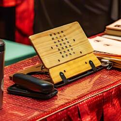 The modern Buddhist uses tablets nowadays.