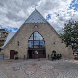 Fiskekyrkan, ehemalige Kirche , jetzt Markthalle mit Restaurants