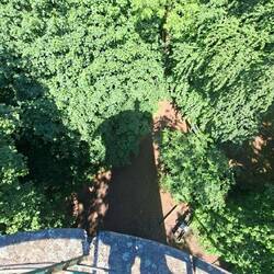 Moltketurm Schattenselfie