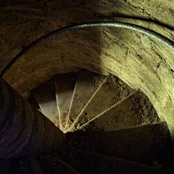 Abstieg im Moltketurm