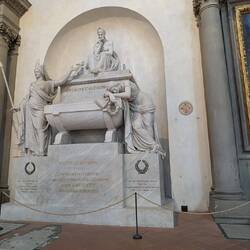 Memorial to Dante. He's not buried here, but in Ravenna