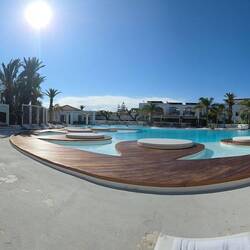 No sunbed wars here...