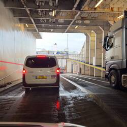 Autotetris beim Entladen