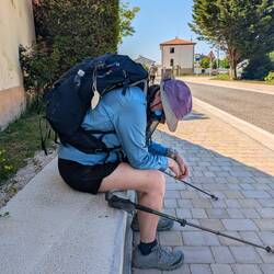 I think we had about 4.5 miles to go.