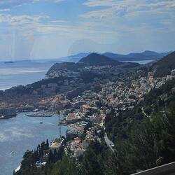 First glimpse of Dubrovnik