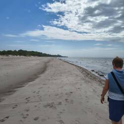 So schön, am Meer entlang zu laufen