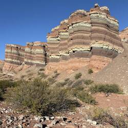 The strata on this rock was so cool!
