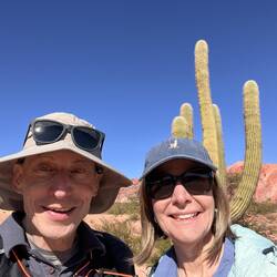 Note llama on Melissa's hat, which seems appropriate