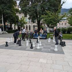 Chess in park