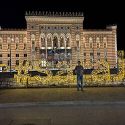 Sarajevo at night