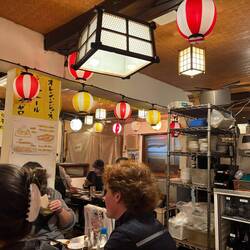 Das ist im 2. Stock einer kleinen Izakaya.