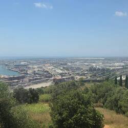 Airport in the distance