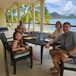 Lunch on our terrace