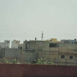 Just some random houses in the suburbs of Dakar.