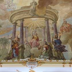 De tempel van de 7 gaven: wijsheid, verstand, raad, sterkte, wetenschap, vroomheid en vreze des Here