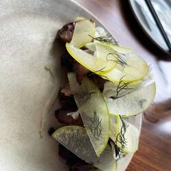 Charsiu with apple