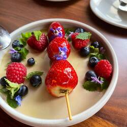 Tofu panna cotta