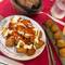 Patatas bravas and spinach and goat cheese croquettes. Pretty much what I had last night.