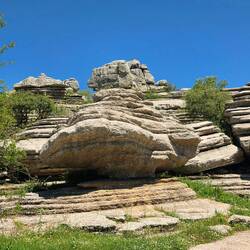 The Torcal de Antequera is a unique natural landscape, declared a World Heritage Site by UNESCO