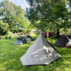 Au camping de Livara 100% de voyageurs à vélo