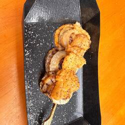 Scallops and sea urchin