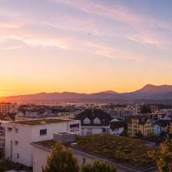 Sonnenaufgang vor der Reise