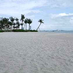 Alleen opt strand