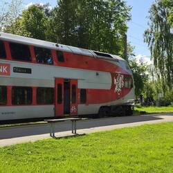 Unser Zug zurück nach Vilnius 🛤️