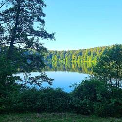 Pulvermaar - der größte Vulkansee der Eifel