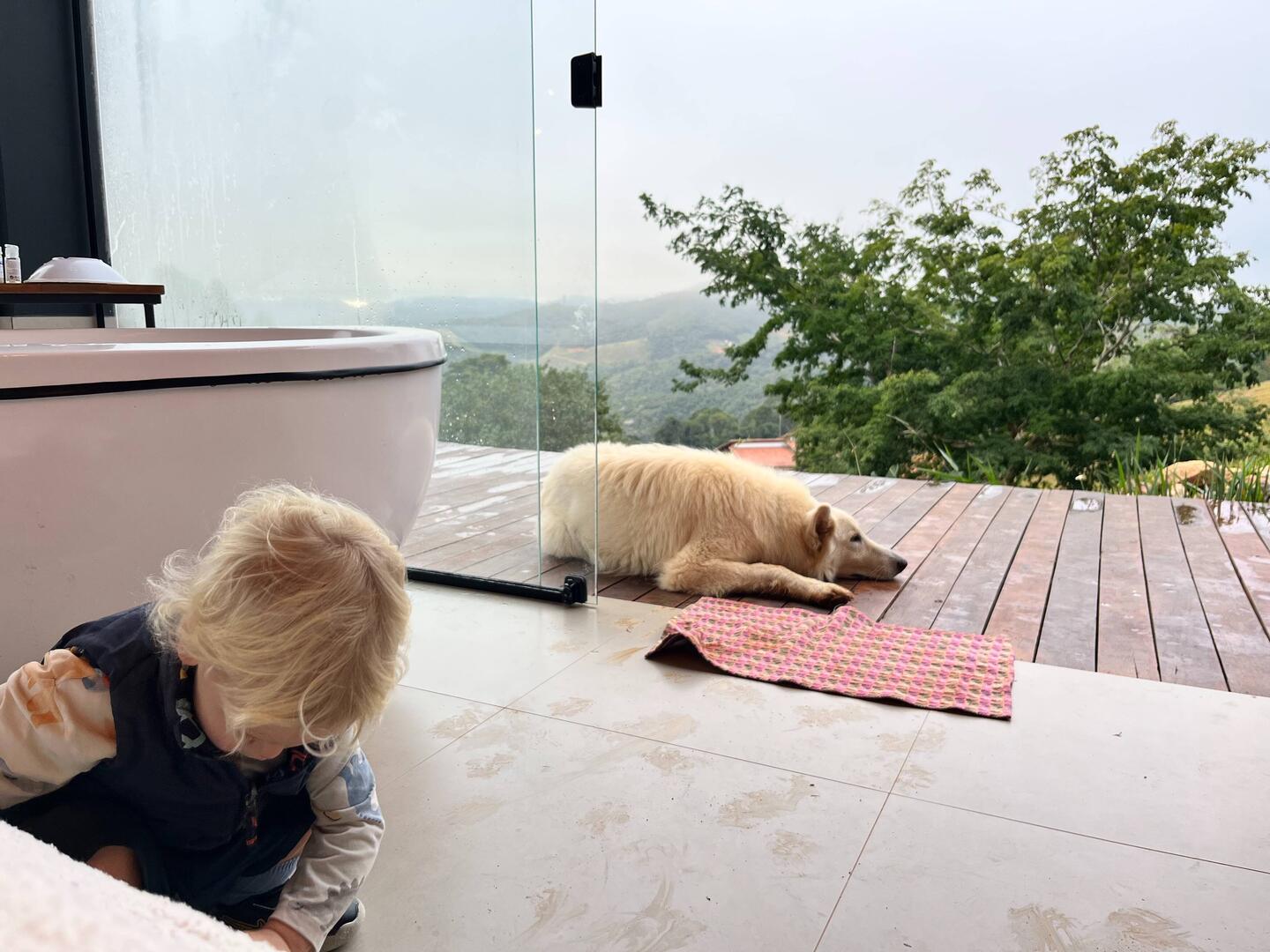 Oulike woef, Thor, wat heeltyd ons opgepas het by die Airbnb