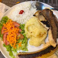 Tilapia en piesang haha