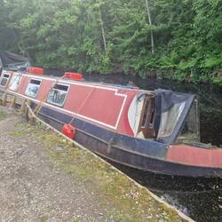 We hope Rainboat never meets this fate. It's been here for a year while insurance gets sorted