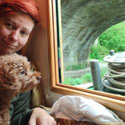 The pups were happier than on our last journey
