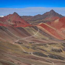 Blick auf das "red valley"