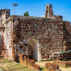 A Famosa, a Portuguese Fortress from 1512, Melaka's oldest surviving structure