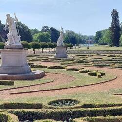 French Parterre in front of the Mansion
