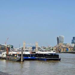Letzter Blick zurück auf London...